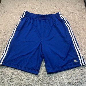 adidas Designed 2 Move Shorts - Blue/White men's XL light wight breathable